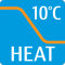 10°C ОТОПЛЕНИЕ (ОПЦИЯ)